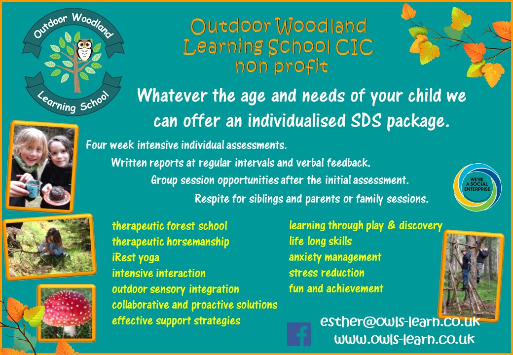 SDS package ad - Outdoor Woodland Learning School OWLS